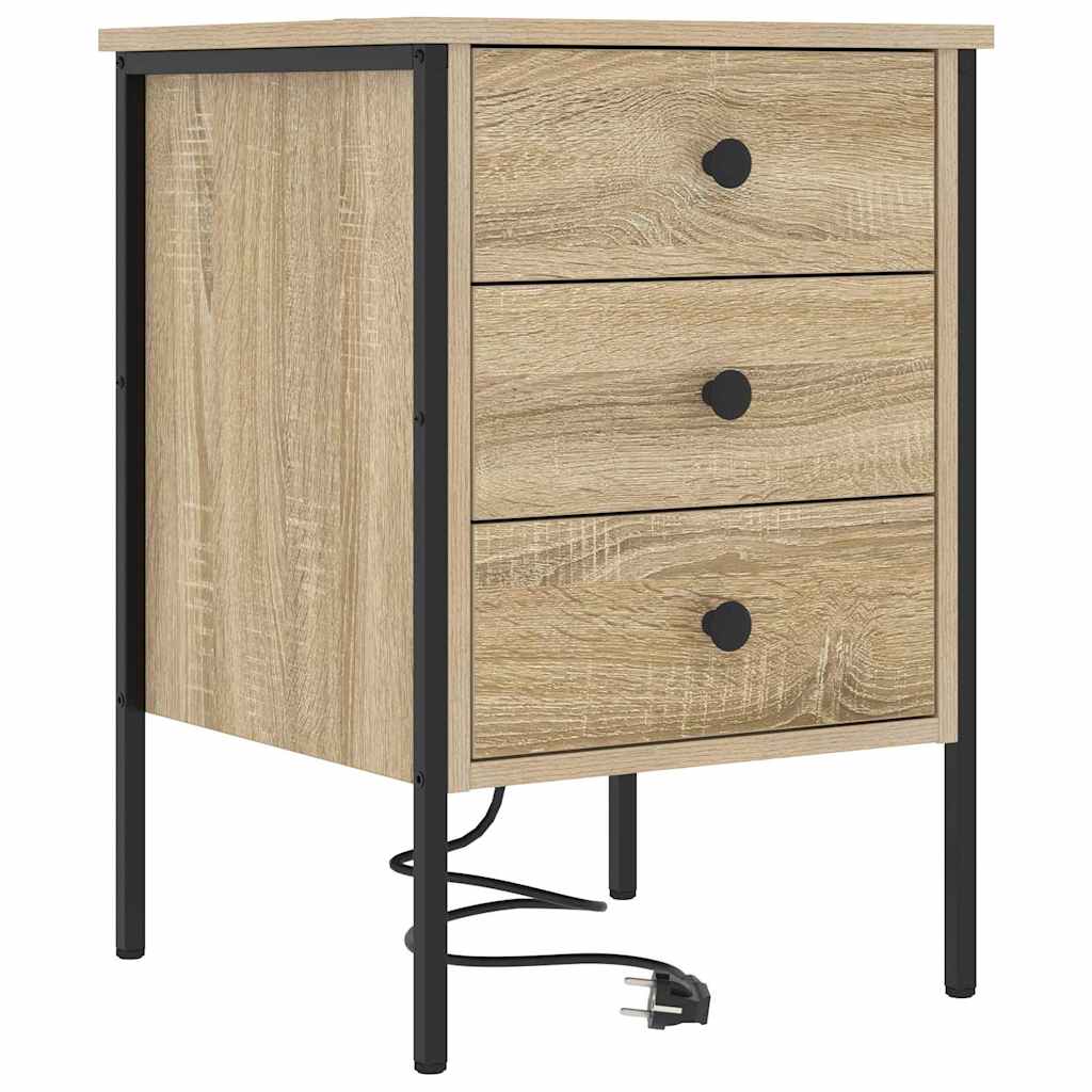 Noćni ormar Sonoma hrast 42 x 41 x 61 cm Konstruirano drvo