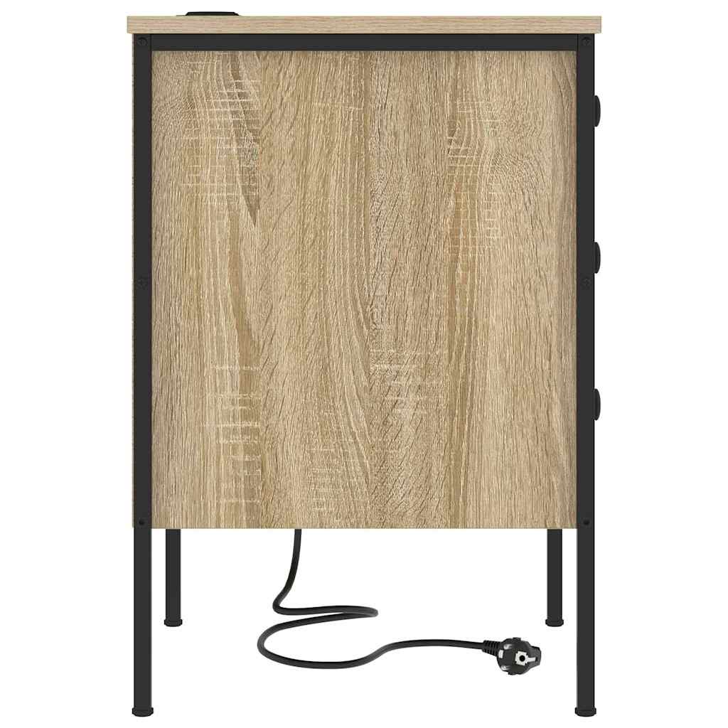 Noćni ormar s ladicama 2 pcs Sonoma hrast 42 x 41 x 61 cm