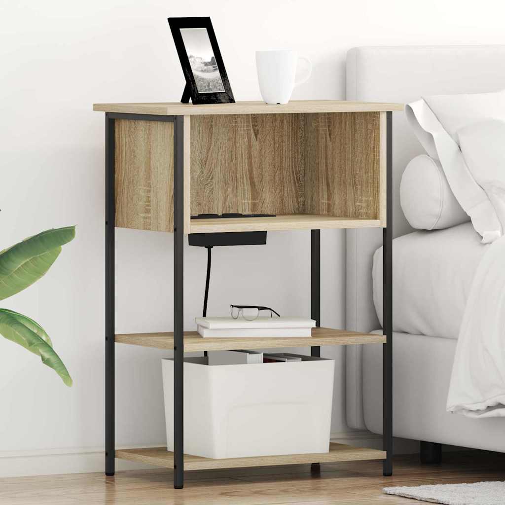 Noćni ormar Sonoma hrast 55 x 31 x 76 cm Konstruirano drvo