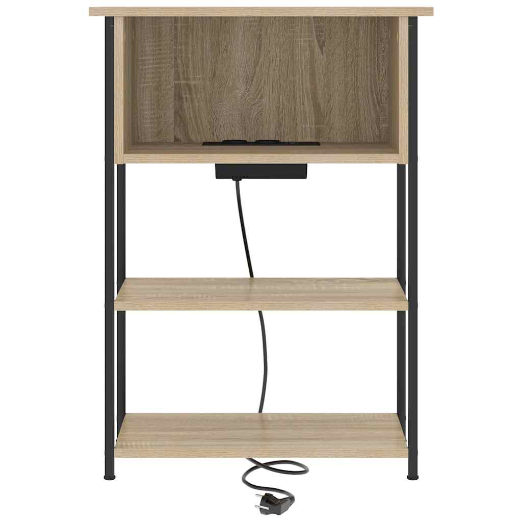 Noćni ormar Sonoma hrast 55 x 31 x 76 cm Konstruirano drvo