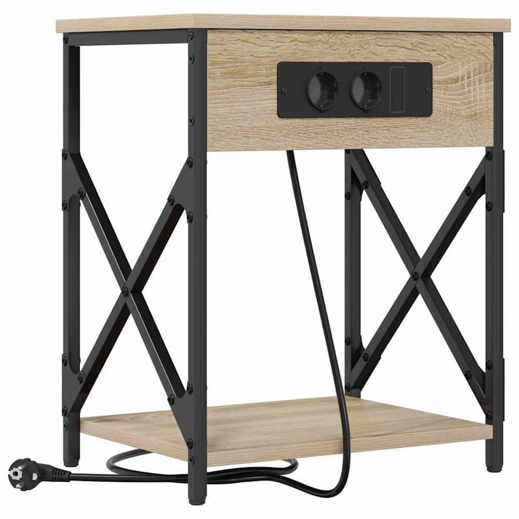 Noćni ormar Sonoma hrast 41 x 31 x 51 cm Konstruirano drvo