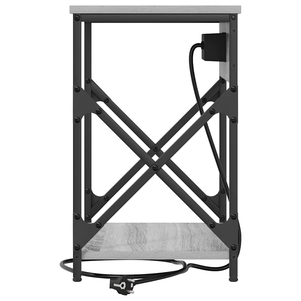 Noćni ormar Siva Sonoma 41 x 31 x 51 cm Konstruirano drvo