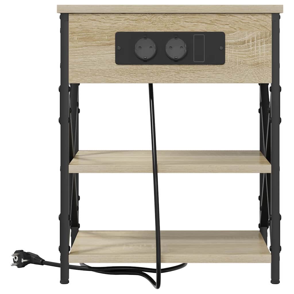 Noćni ormar Sonoma hrast 41 x 31 x 51 cm Konstruirano drvo