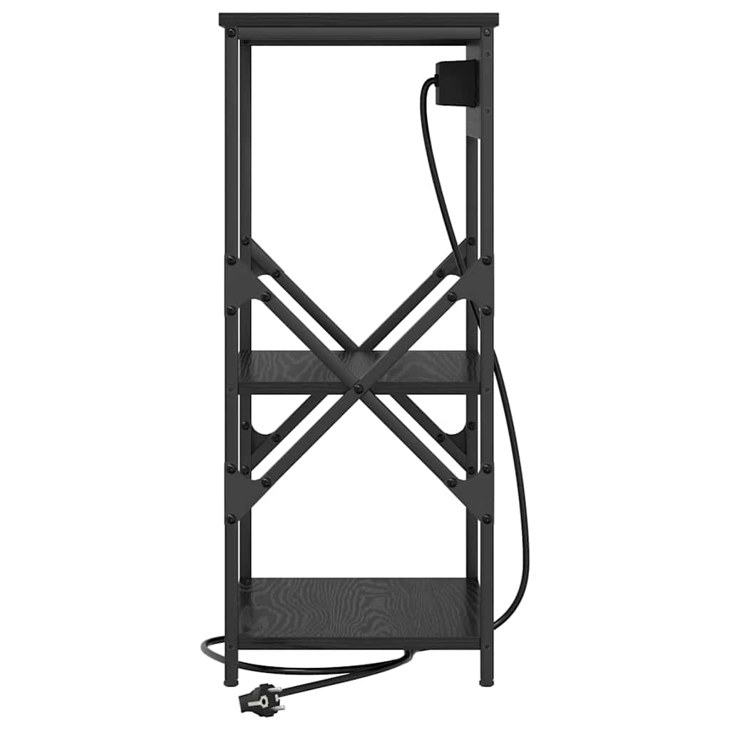 Noćni ormar Crni hrast 41 x 31 x 76 cm Konstruirano drvo