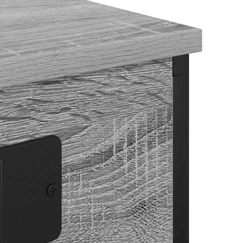 Noćni ormar Siva Sonoma 41 x 31 x 76 cm Konstruirano drvo