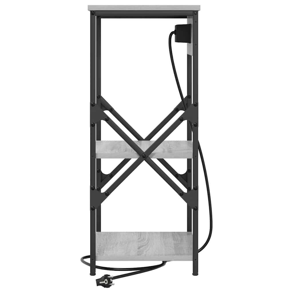 Noćni ormar Siva Sonoma 41 x 31 x 76 cm Konstruirano drvo