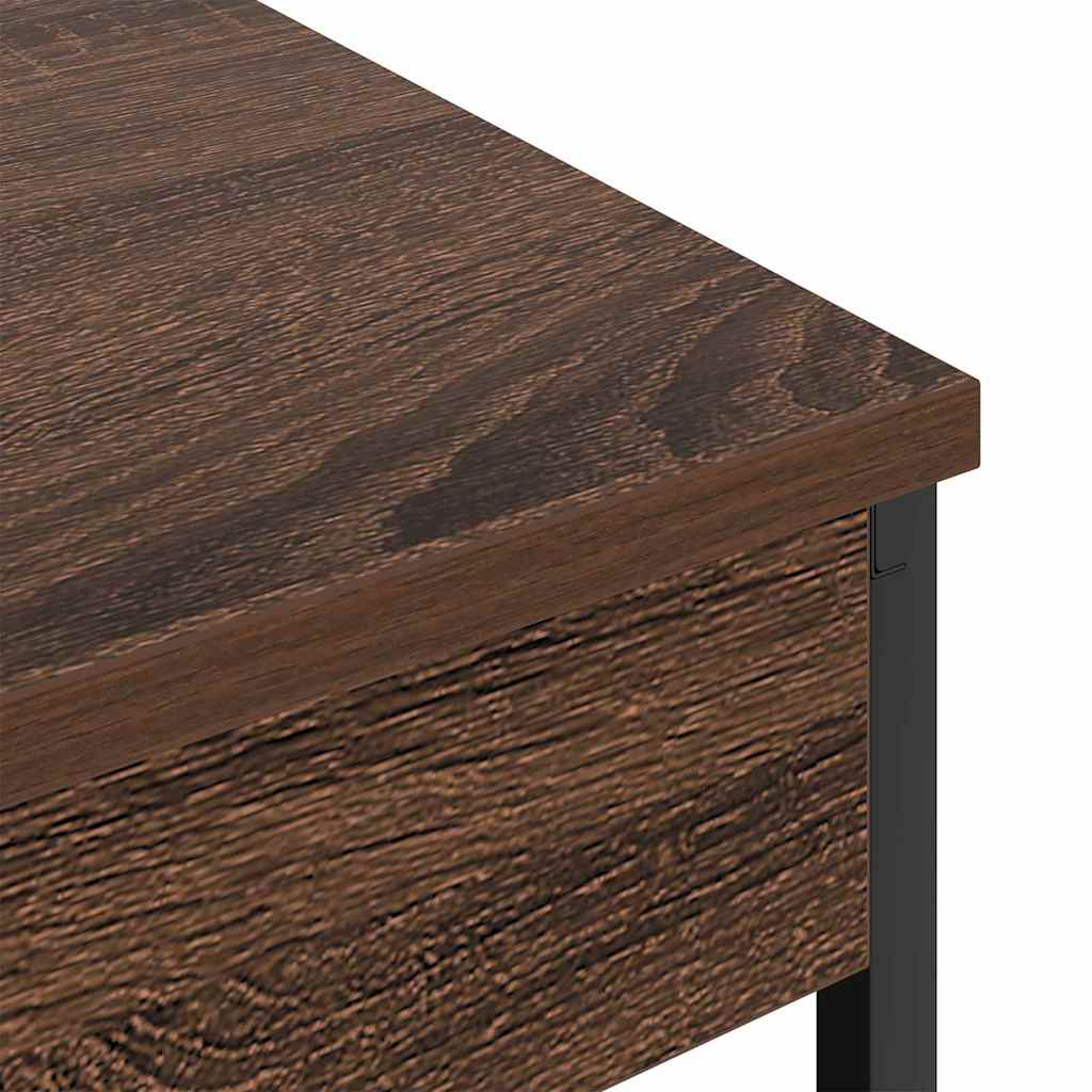 Noćni ormar 2 pcs Smeđi hrast 41 x 31 x 51 cm Konstruirano drvo