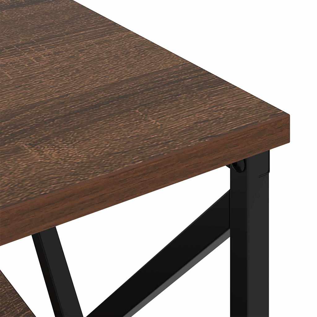 Noćni ormar s ladicama 2 pcs Smeđi hrast 41,5 x 40,5 x 55 cm