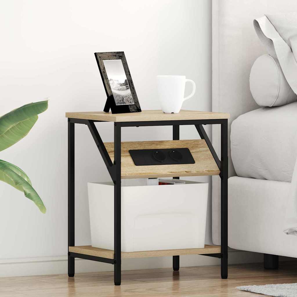 Noćni ormar 2 pcs Sonoma hrast 38 x 30 x 48 cm