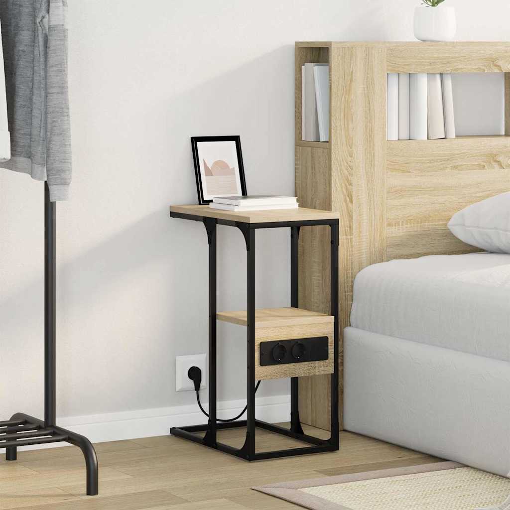 Noćni ormar sonoma hrast 41.5 x 26 x 60.5 cm Konstruirano drvo