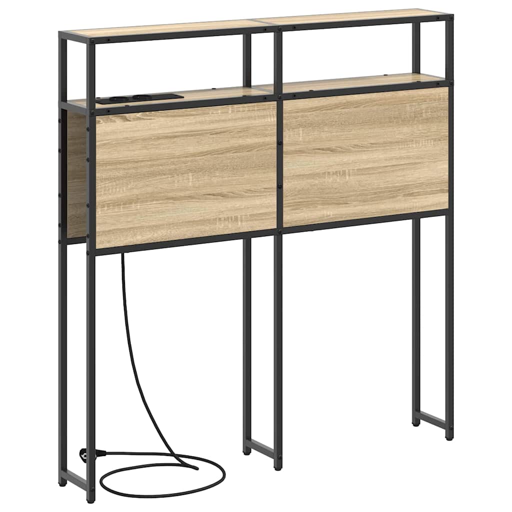 Skladišno uzglavlje s pohranom sonoma hrast Konstruirano drvo
