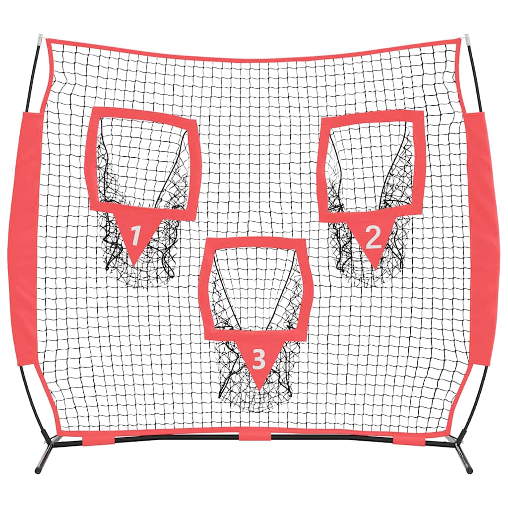 Mreža za vježbanje baseballa Crna 214,5 x 89,5 x 181 cm