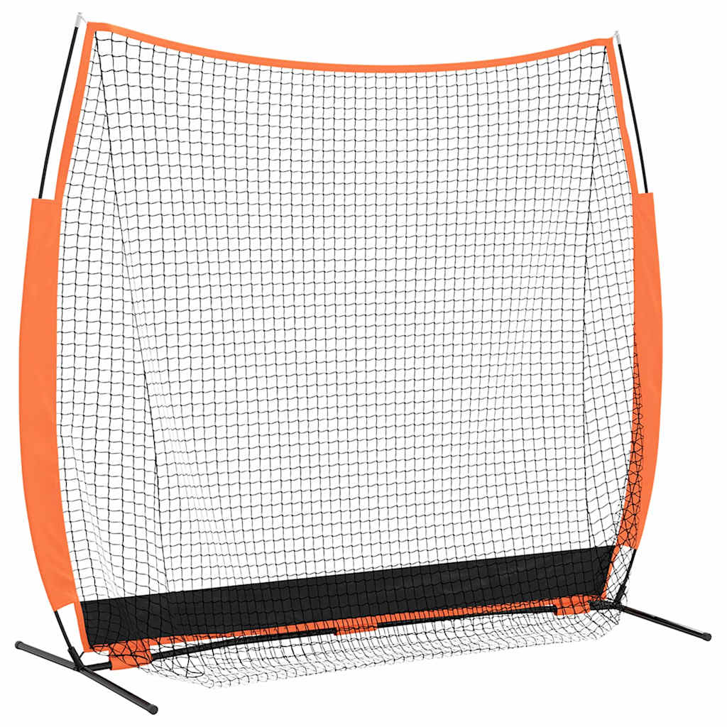 Mreža za vježbanje baseballa Crna 250 x 106,5 x 210 cm
