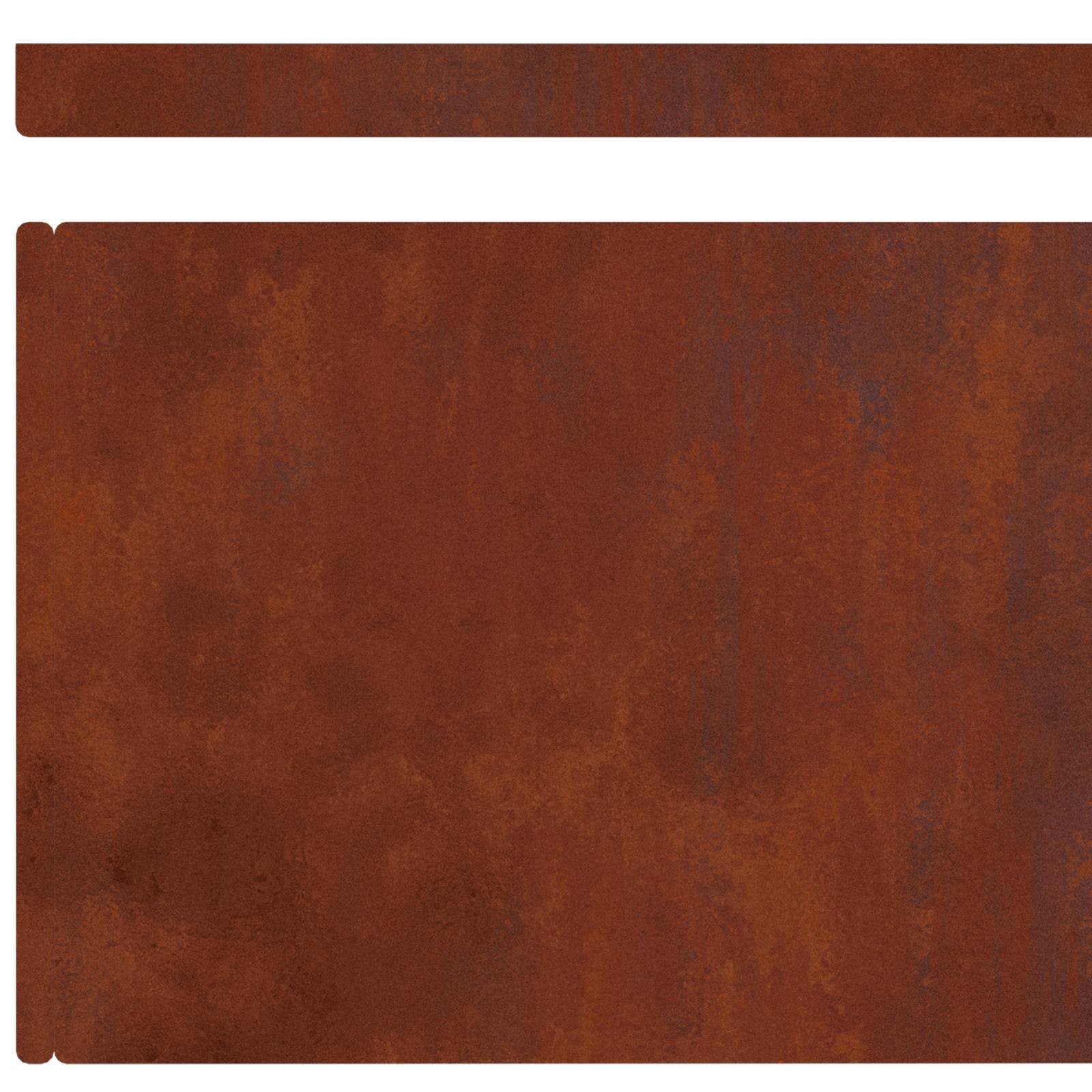 Ograda oko Travnjaka 4 pcs Rđa 450 x 0,05 x 20 cm