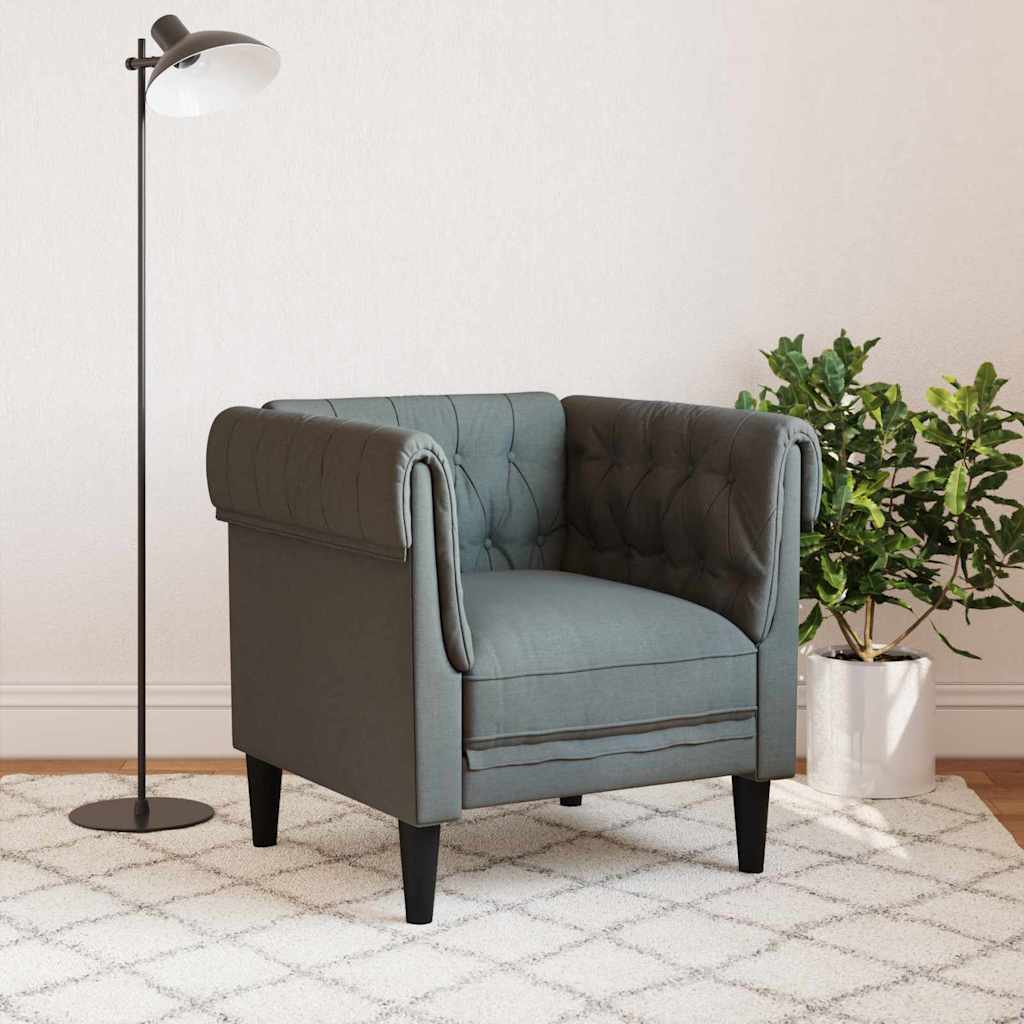 Sofa Tamno siva 78,5 x 74,5 x 74,5 cm Poliester