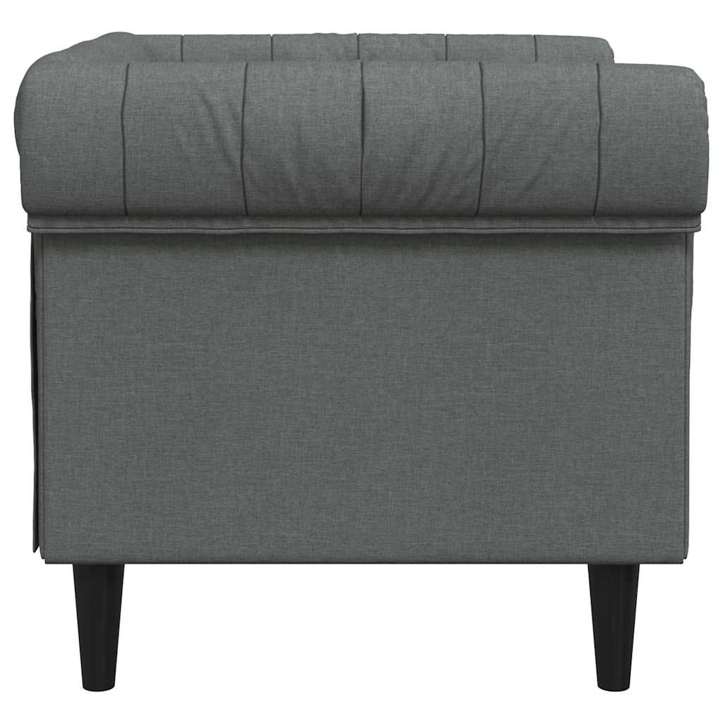 Sofa Tamno siva 78,5 x 74,5 x 74,5 cm Poliester
