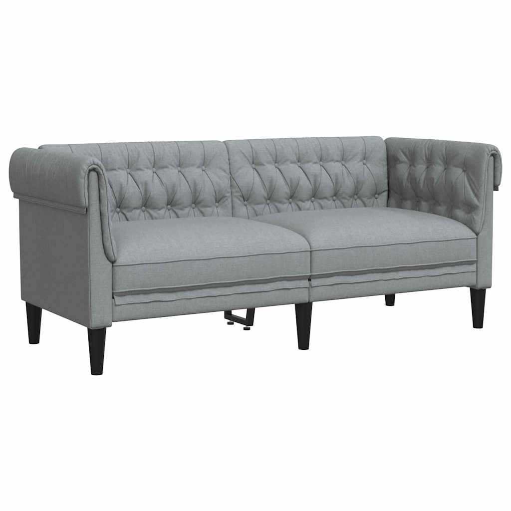 Sofa Svijetlo siva 182,5 x 74,5 x 74,5 cm Poliester