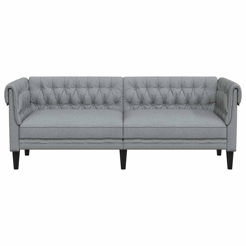 Sofa Svijetlo siva 201,5 x 74,5 x 74,5 cm Poliester