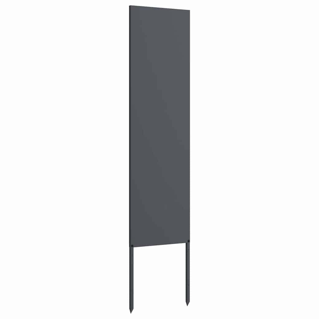 Privatnost u vrtu Antracit 32 x 140 cm Hladno valjana čelična