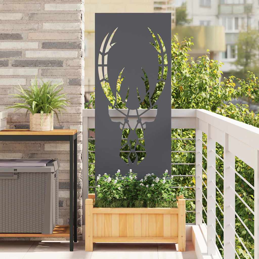 Privatnost u vrtu Antracit 50 x 140 cm Hladno valjana čelična