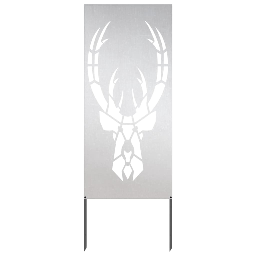 Privatnost u vrtu Srebrno 50 x 140 cm Nehrđajući čelik