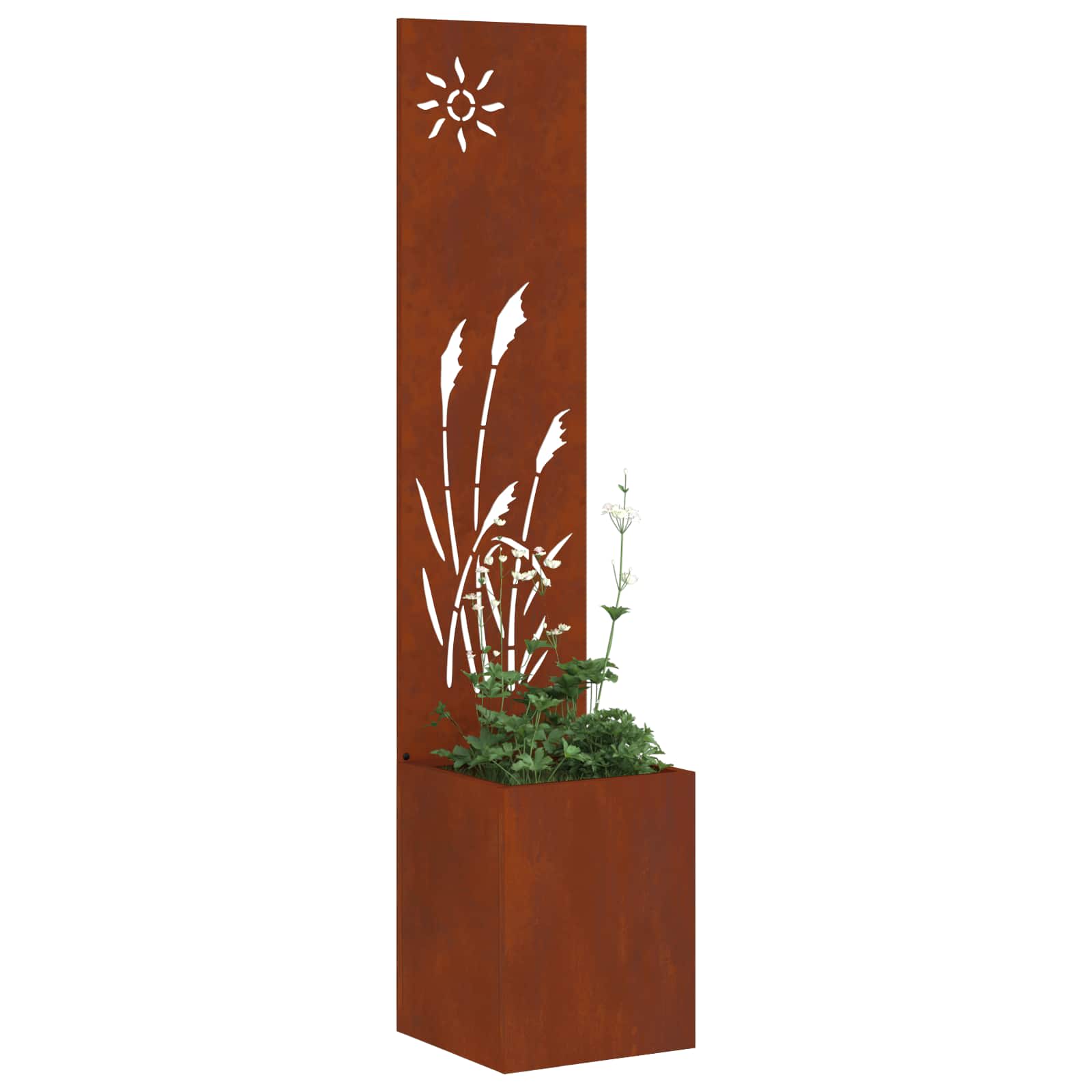 Privatnost u vrtu Rezbarija Rđa 32 x 140 cm Otporni čelik