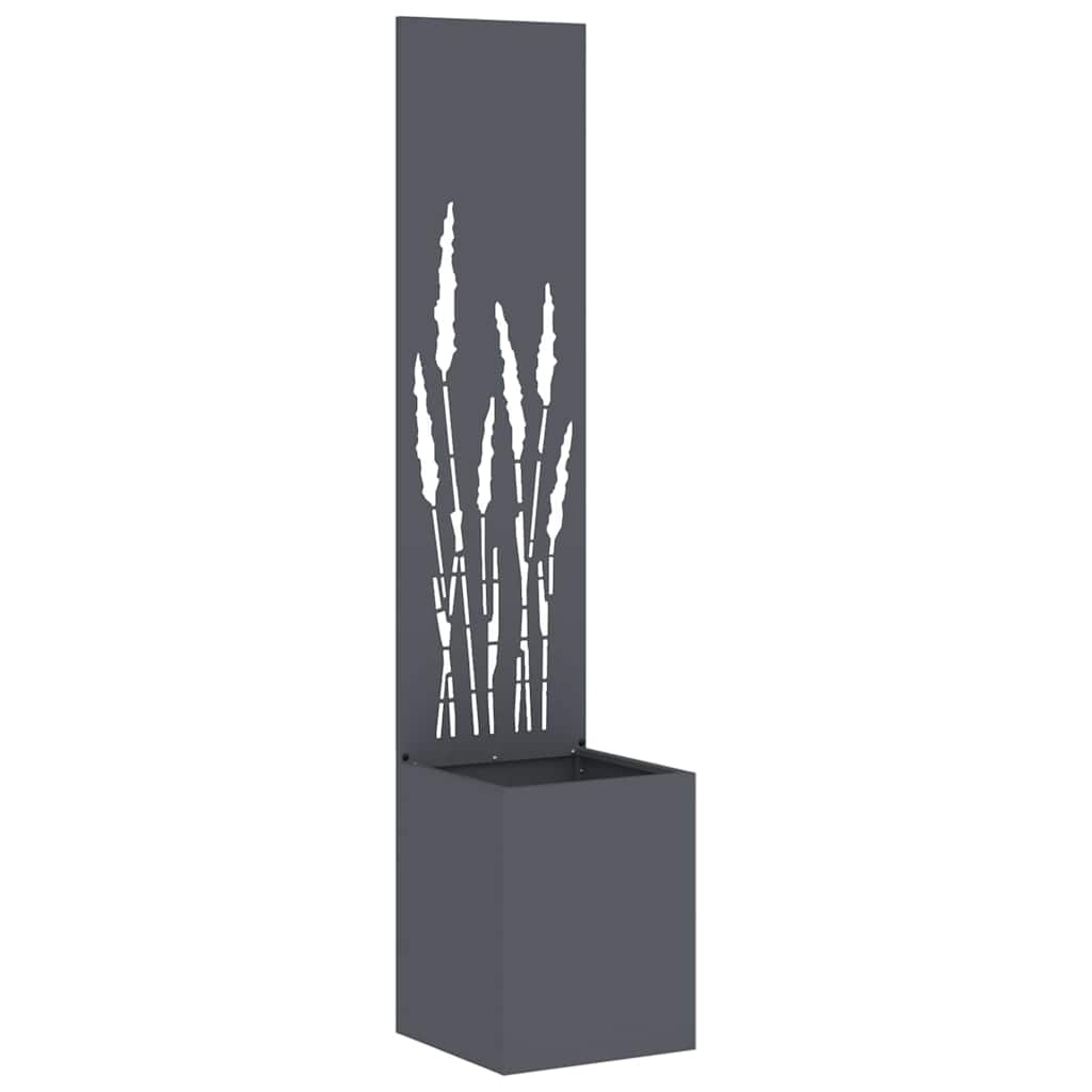Privatnost u vrtu Antracit 32 x 150 cm Hladno valjana čelična