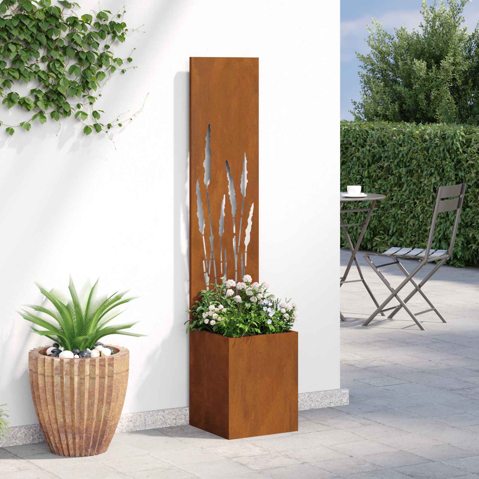 Privatnost u vrtu Rezbarija Rđa 32 x 150 cm