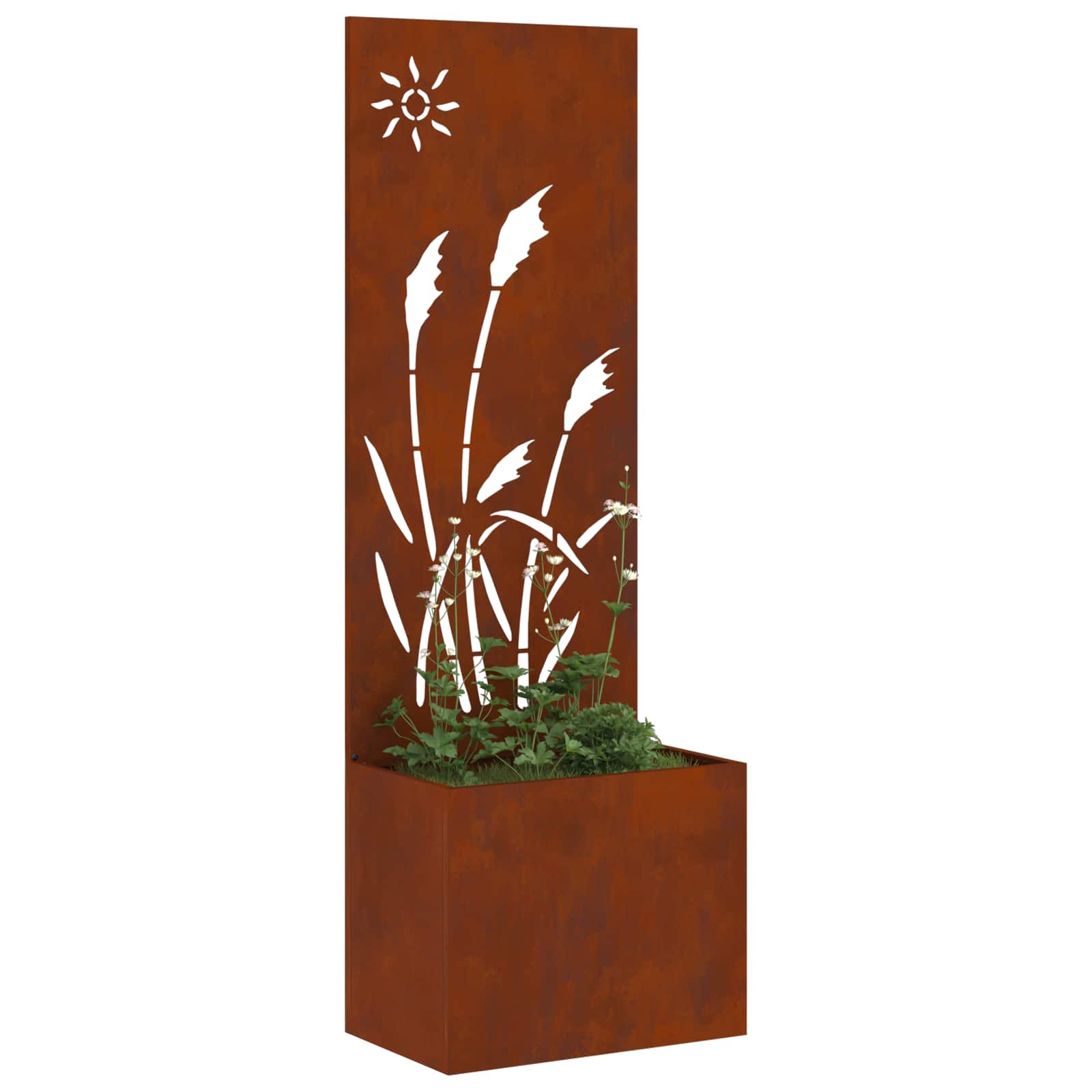 Privatnost u vrtu Rezbarija Rđa 50 x 150 cm Otporni čelik