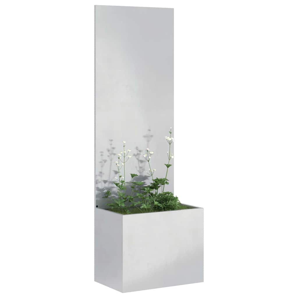 Privatnost u vrtu Srebrna 50 x 32 x 150 cm Nehrđajući čelik
