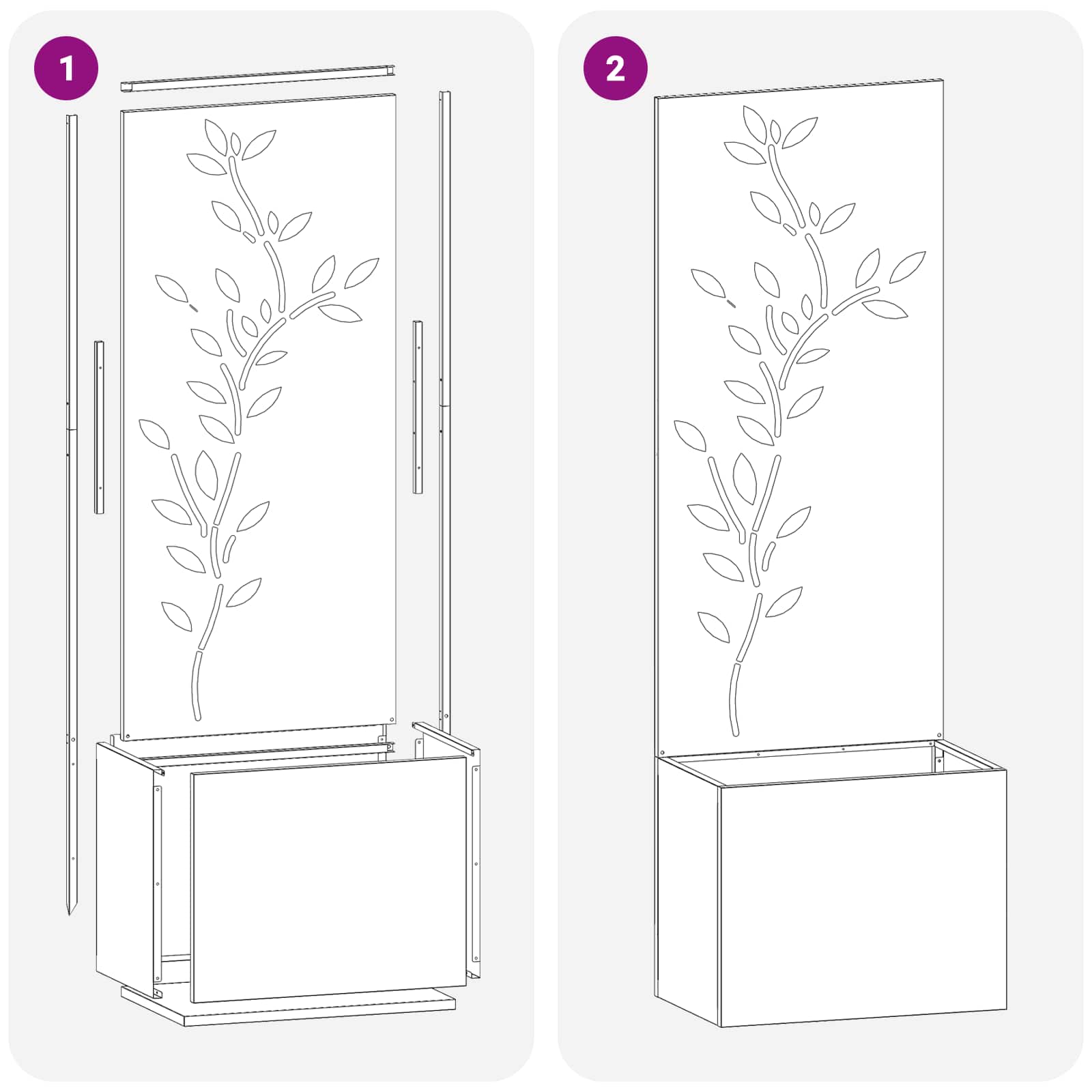 Privatnost u vrtu Cvjetni Maslinovo zelena 50 x 150 cm