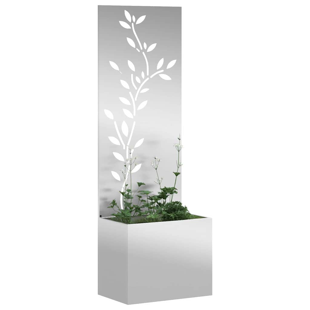 Privatnost u vrtu Srebrno 50 x 32 x 150 cm Pocinčani čelik