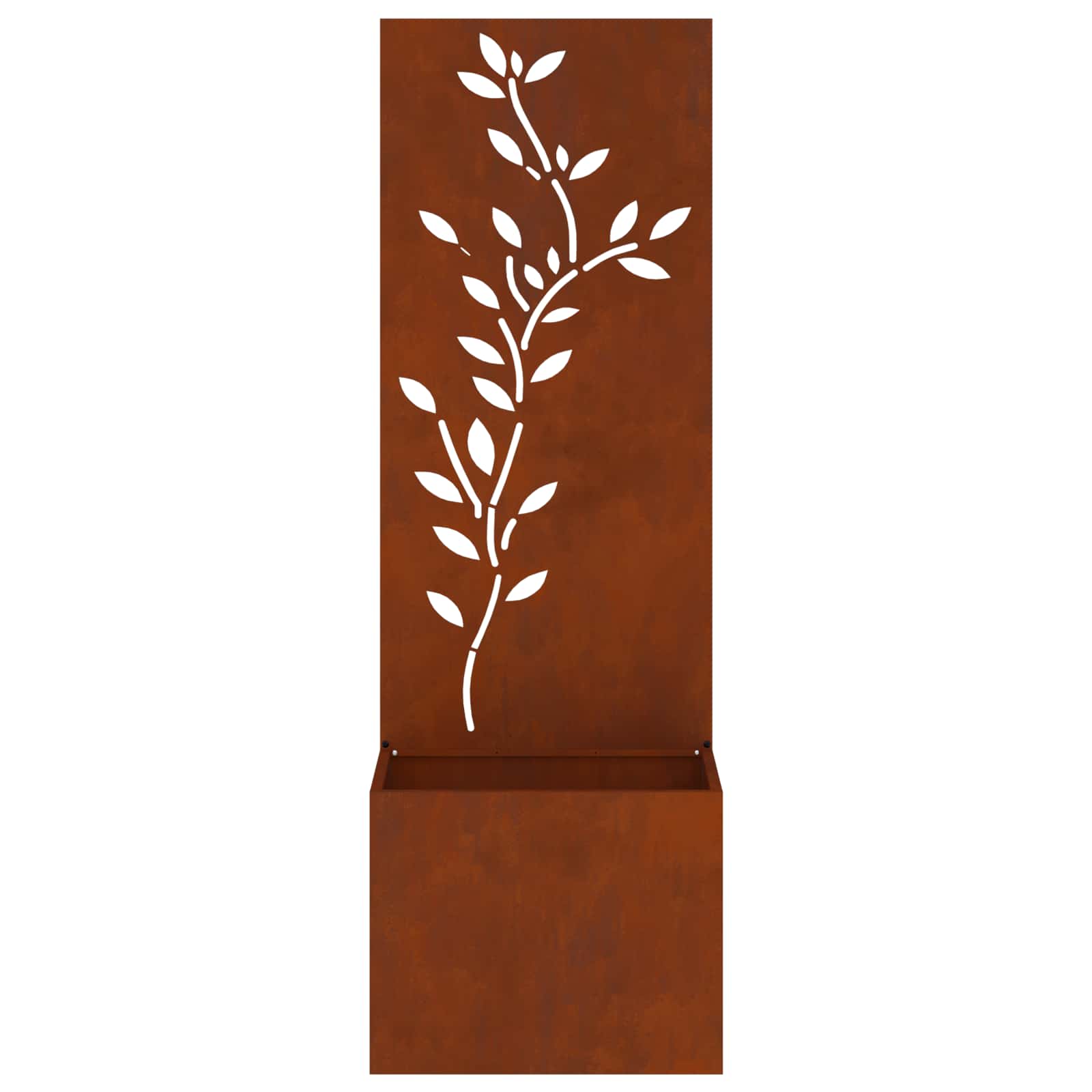 Privatnost u vrtu Cvjetni Rđa 50 x 140 cm Otporni čelik