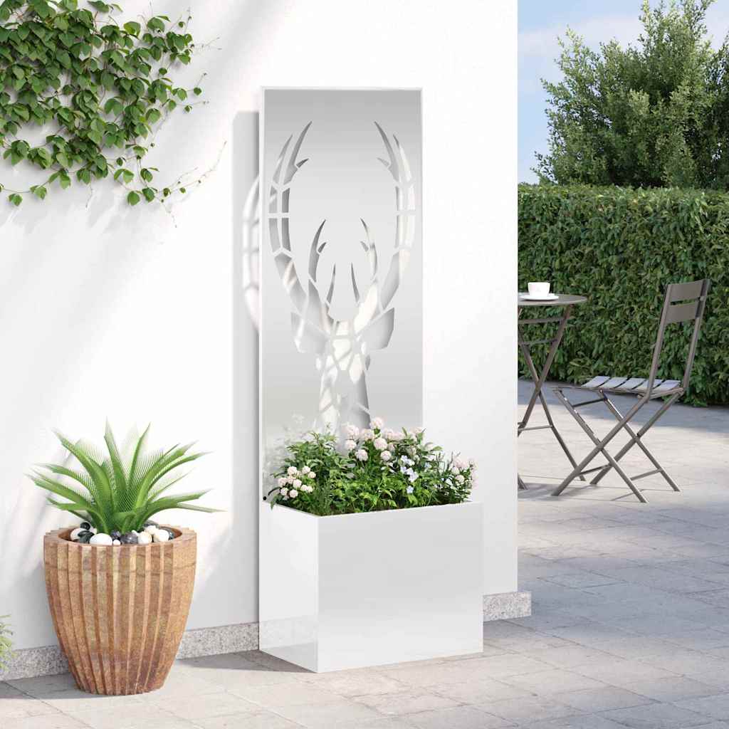 Privatnost u vrtu Srebrno 50 x 150 cm Pocinčani čelik