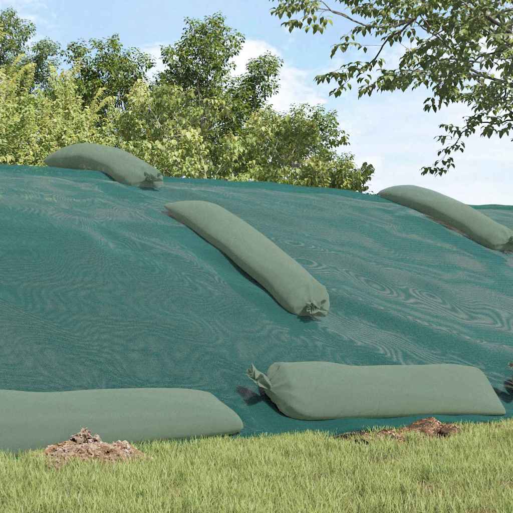 Pokrivač za silos Zelena 6 x 5 m HDPE