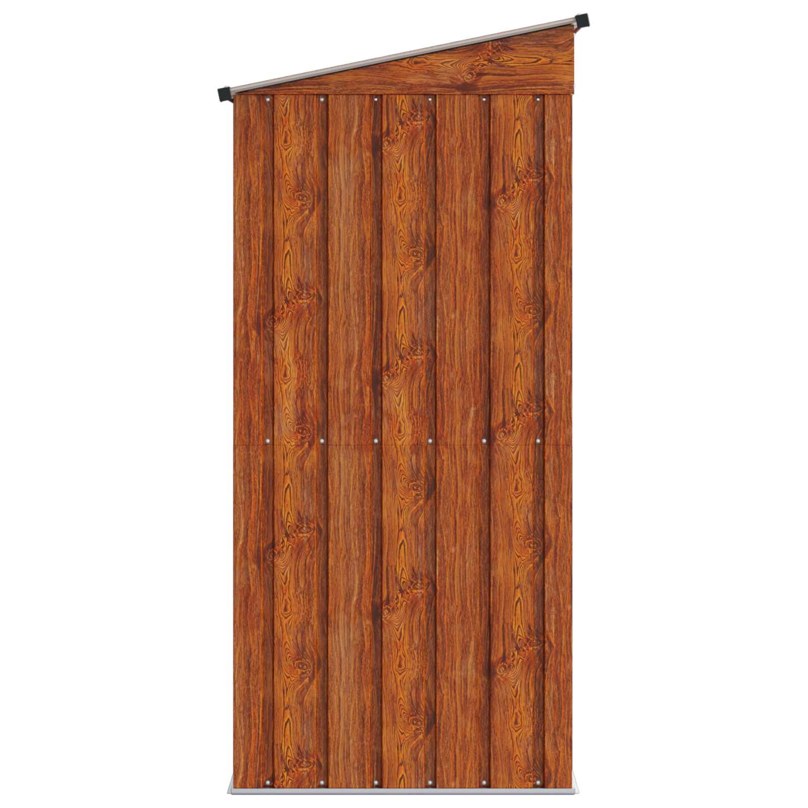 Vrtne šupe Smeđa 137 x 81 x 180 cm Metal