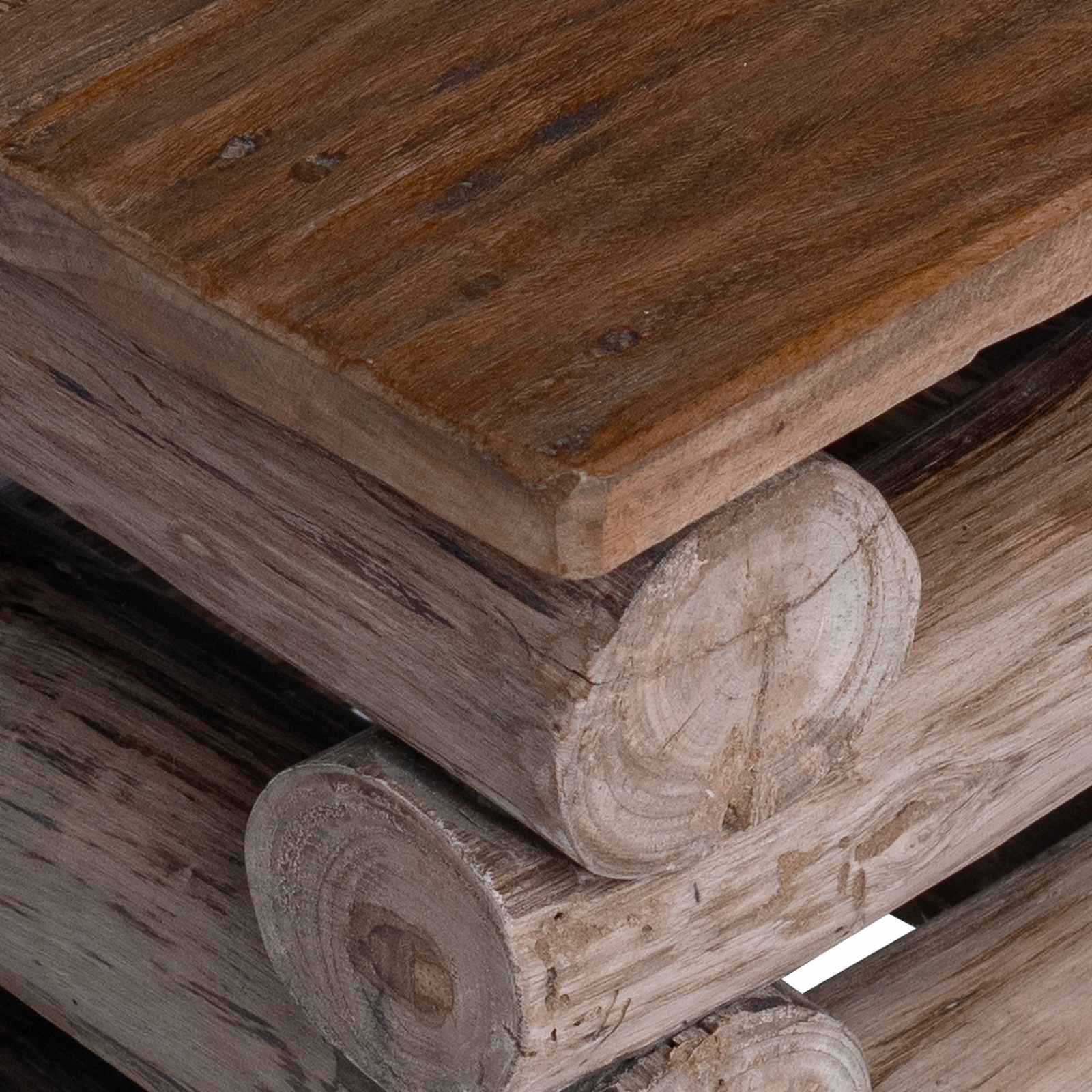 Stolica Prirodna 30 x 30 x 38 cm Čvrsto teak drvo