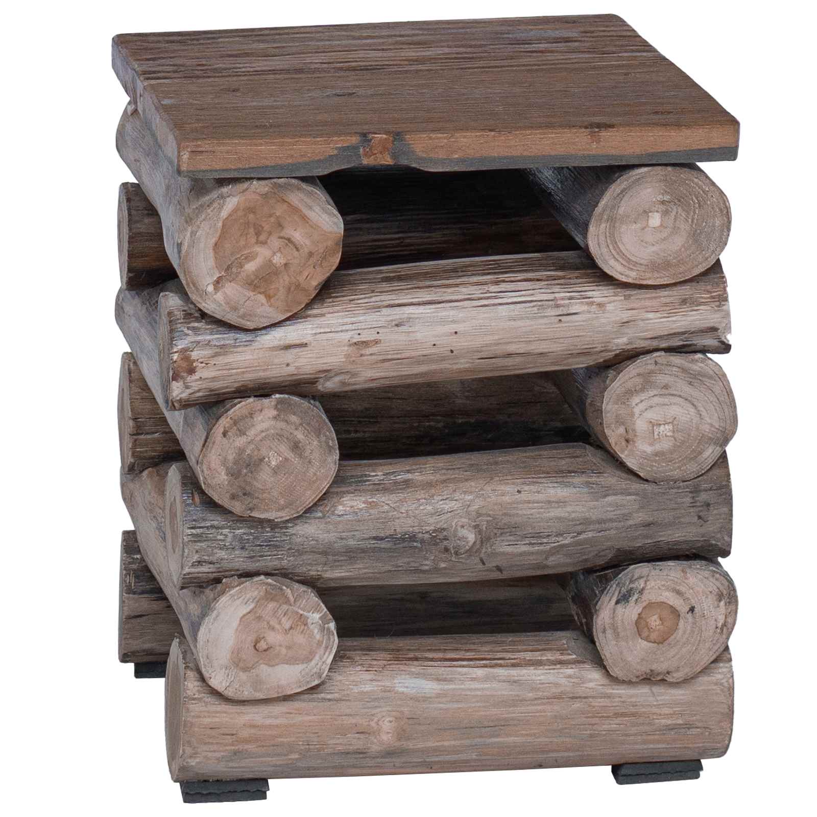 Stolica Prirodna 30 x 30 x 38 cm Čvrsto teak drvo