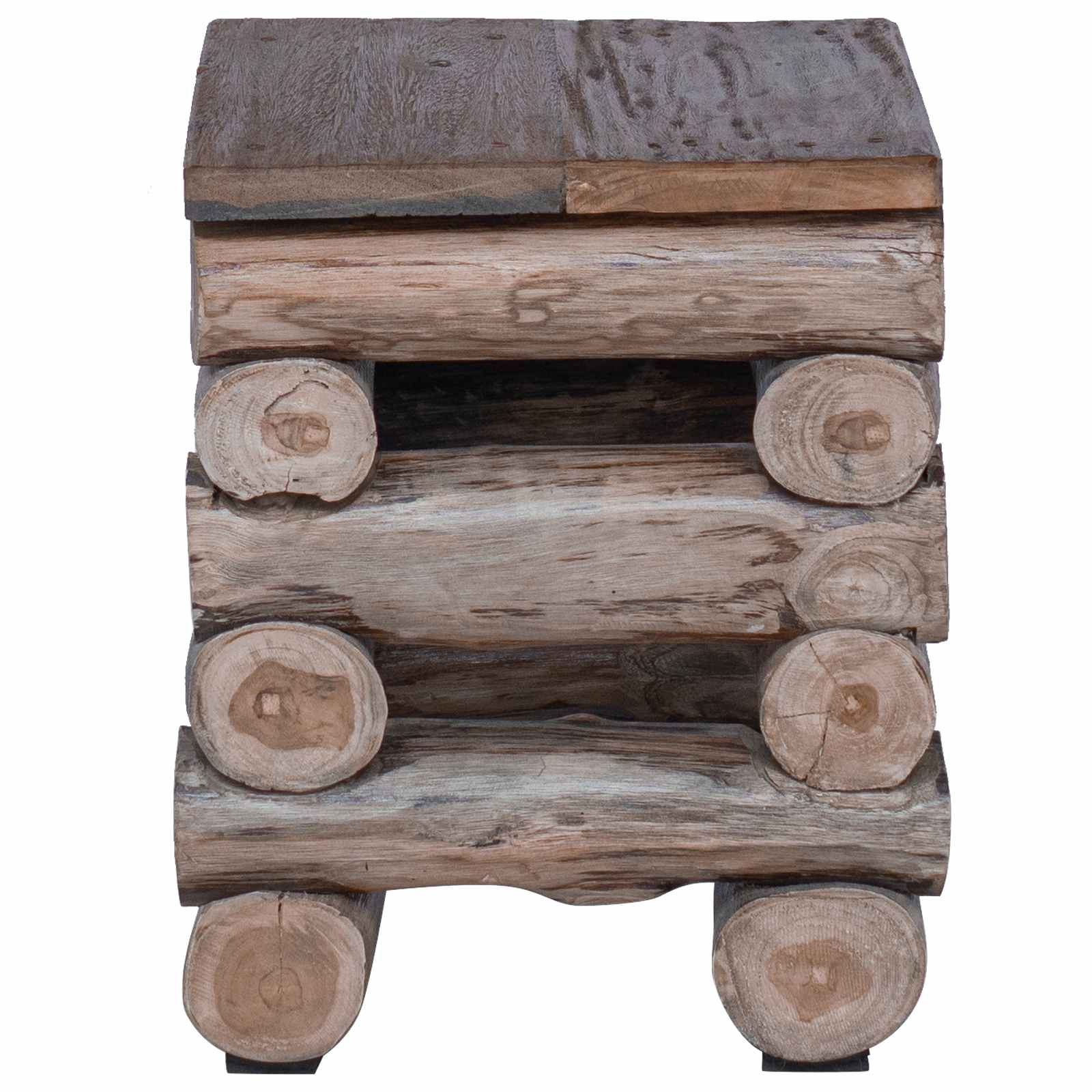 Stolica Prirodna 30 x 30 x 38 cm Čvrsto teak drvo