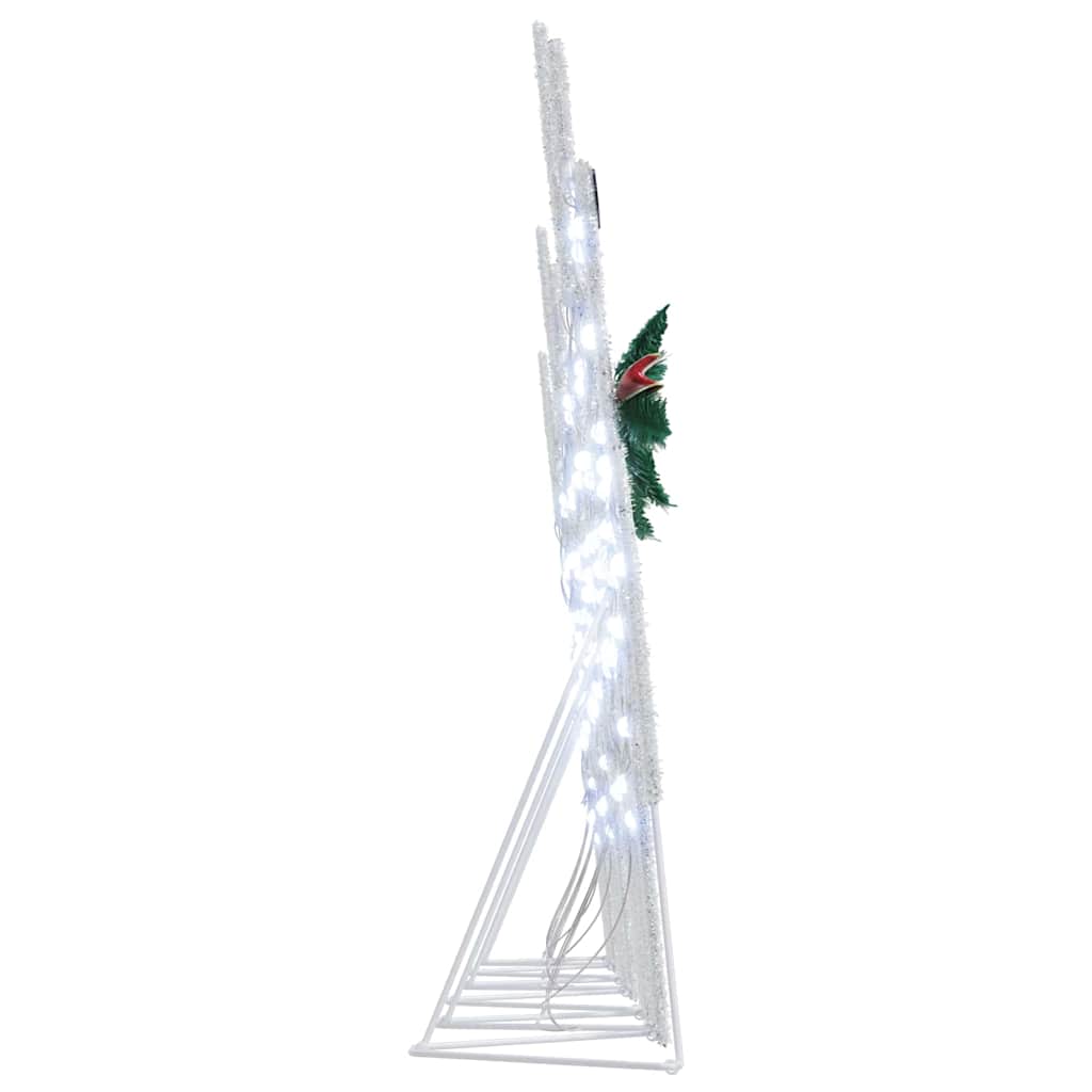 LED Riječni jeleni 6 pcs Bijelo tkanina