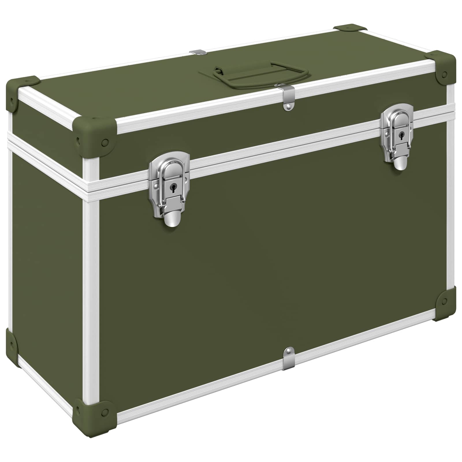 Ručke za ormariće 2 pcs Maslinasto zelena 85 x 45 mm Metal