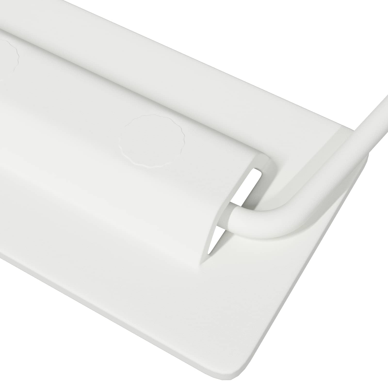 Ručke za ormariće Bijelo 85 x 45 mm Metal