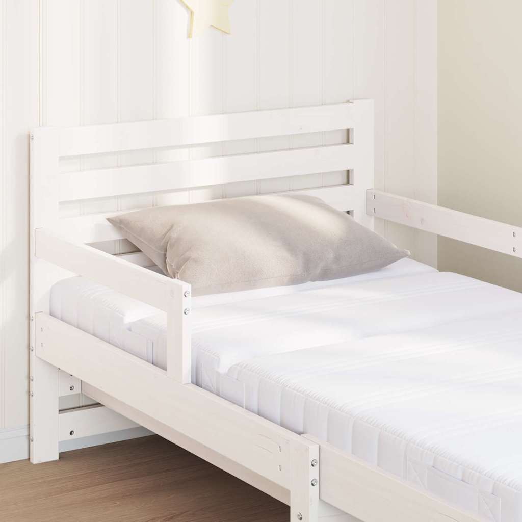 Krevetna konstrukcija Bijelo 80 x 200 cm Čvrsto borovo drvo