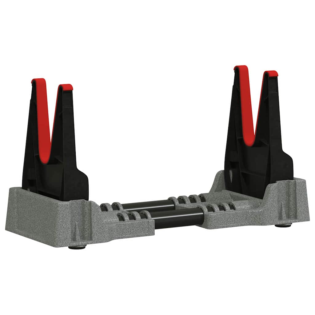 Naslon za pucanje Podesiva Siva 46 x 14 x 19,5 cm Plastika