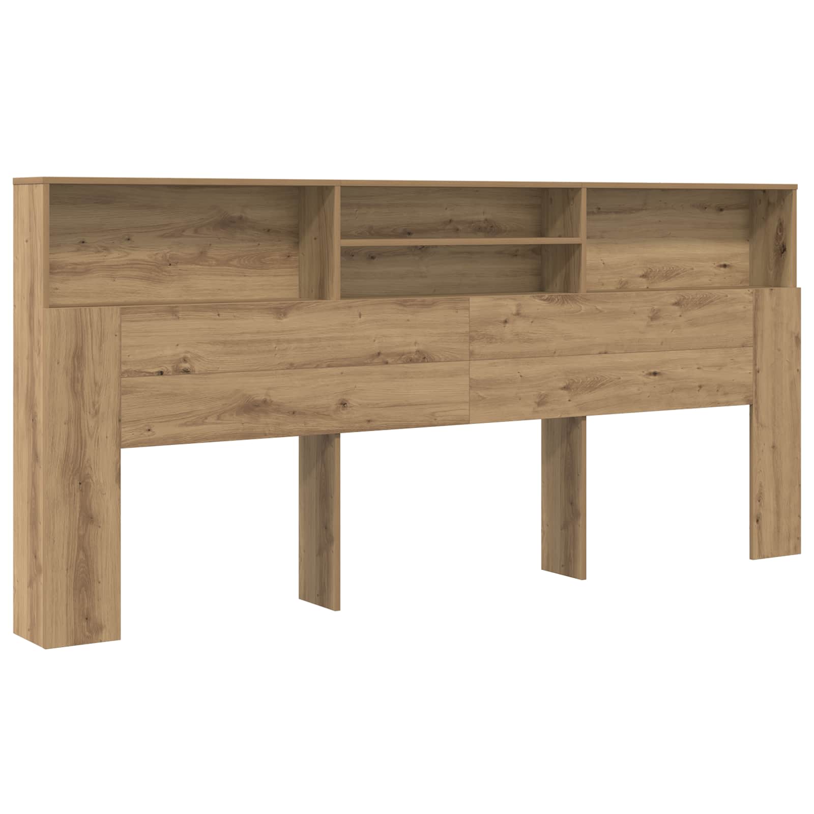 Glava kreveta s ormarićem Umjetnički hrast 220 x 19 x 101,5 cm