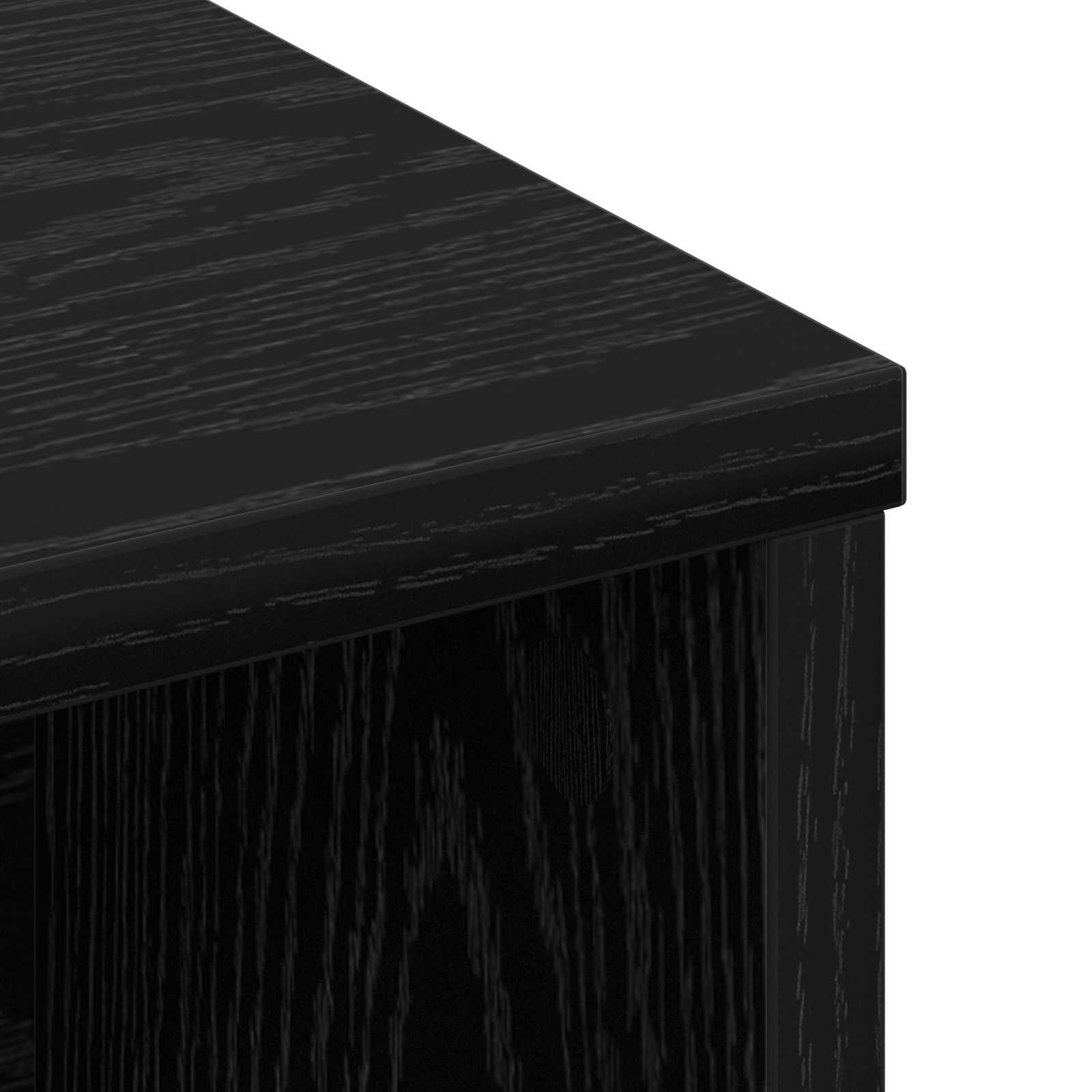 Glava kreveta s ormarićem Zidne Crni hrast 220 x 19 x 101,5 cm
