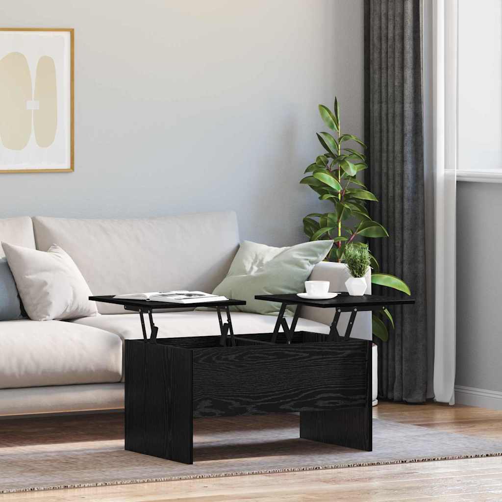 Kava Stol Crni hrast 102 x 50,5 x 46,5 cm Konstruirano drvo