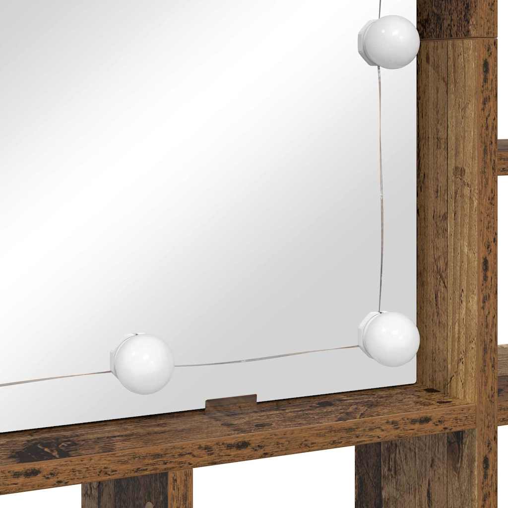 Ogledalo ormar Staro drvo 91 x 15 x 76,5 cm Konstruirano drvo