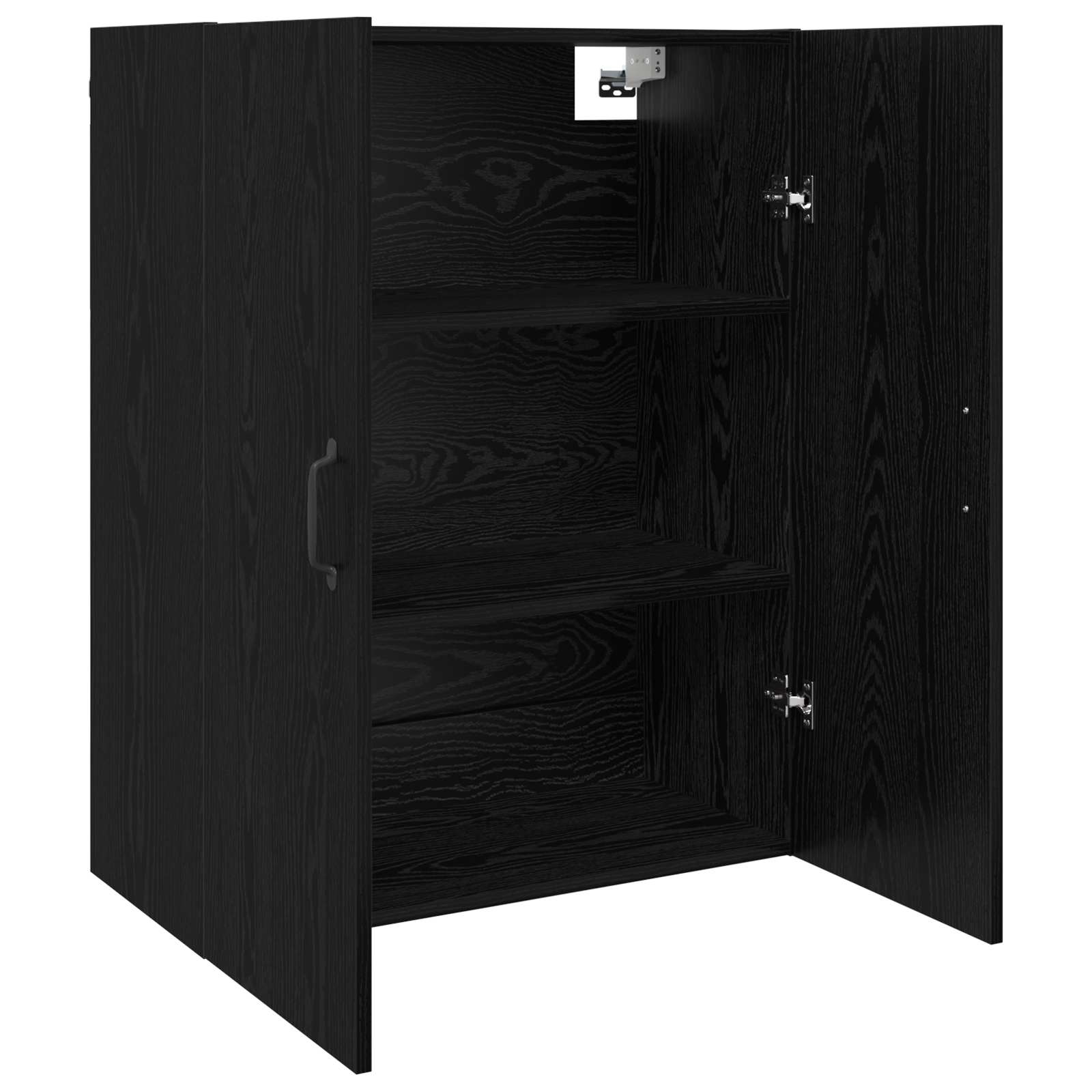 Ormar za Zid Crni hrast 69,5 x 34 x 90 cm Konstruirano drvo