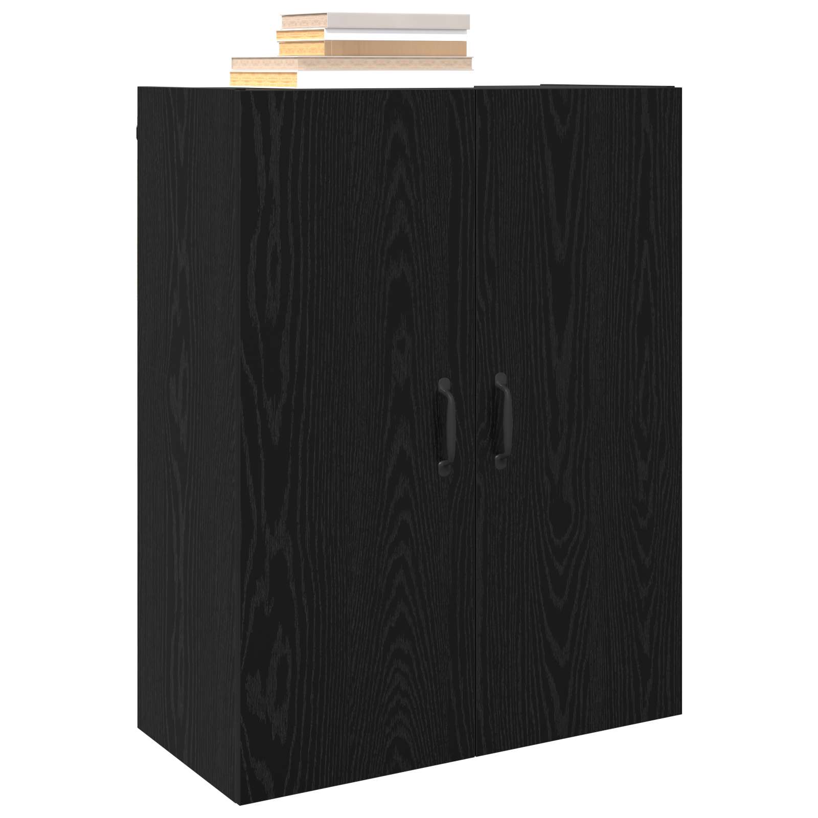 Ormar za Zid Crni hrast 69,5 x 34 x 90 cm Konstruirano drvo